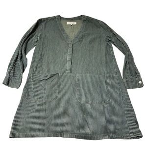 The Great. Striped Tunic Shirt Dress size 0 NWOT